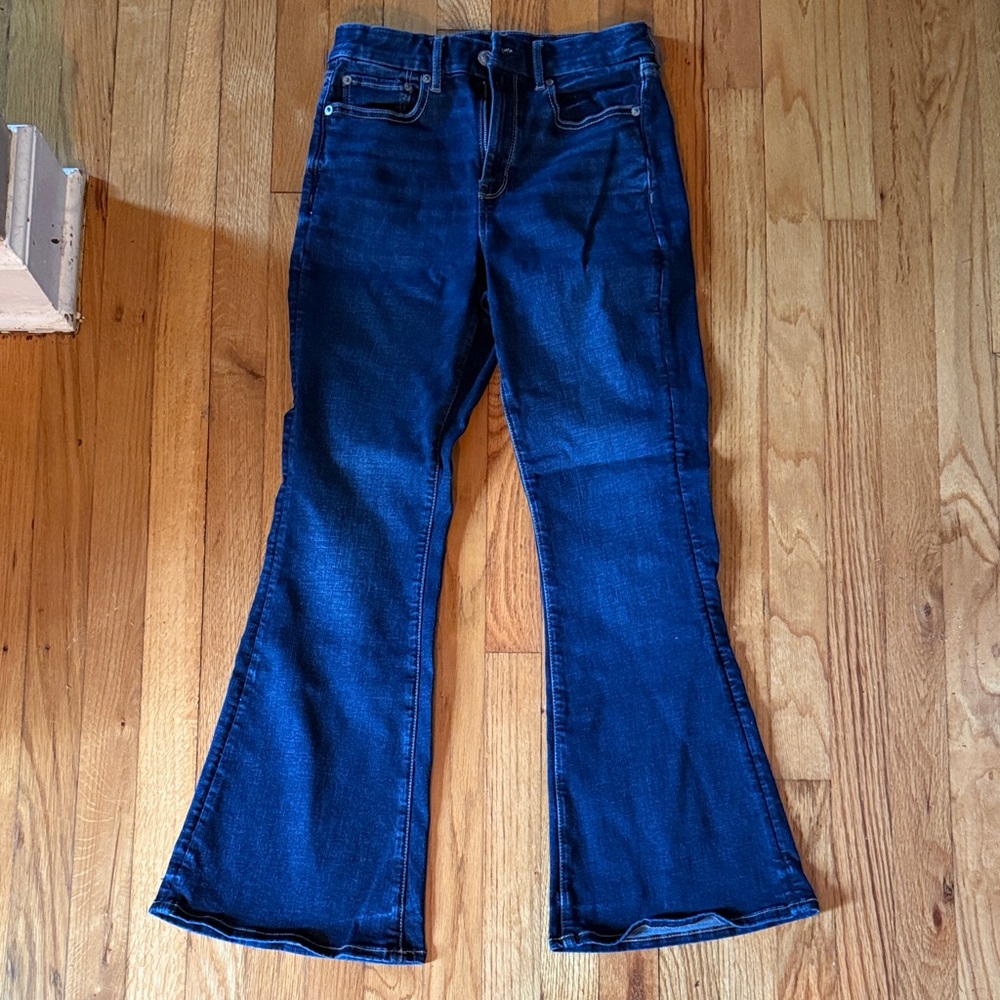 American Eagle Outfitters Dark Blue Flare Jeans
